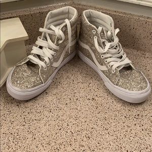 Vans Sk8-Hi Hi-Top Sneakers in Glitter